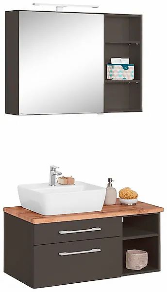 welltime Badmöbel-Set »Davos« 3 Stk. tlg. günstig online kaufen