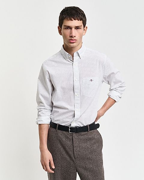 Gant Langarmhemd REG MICRO PRINT SHIRT günstig online kaufen
