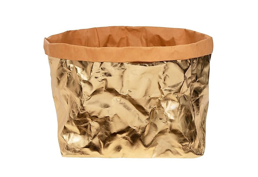 ONVAYA Aufbewahrungskorb Gold, Krempelbox, Dekobox, Geschenkbox waschbar günstig online kaufen