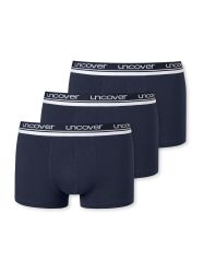 uncover by SCHIESSER Boxer "Uncover Cotton" 2er Pack, Logo-Bund, elastisch, günstig online kaufen
