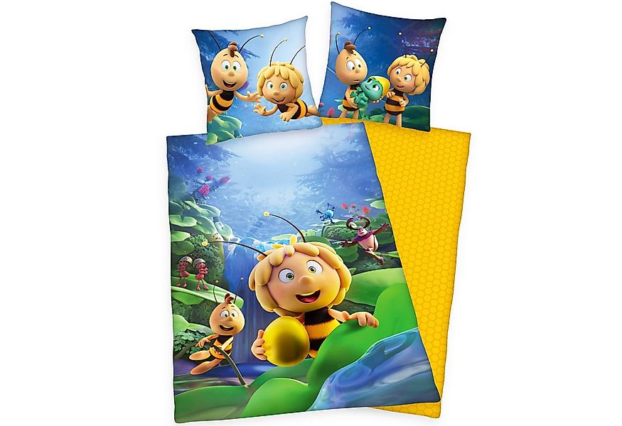 BERONAGE Kinderbettwäsche Die Biene Maja Bettwäsche Das geheime Königreich günstig online kaufen