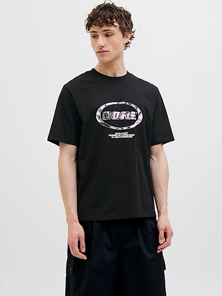 Jack & Jones T-Shirt "JCOLIDO AOP FRONT PRINT TEE SS CREW NECK", mit Frontp günstig online kaufen