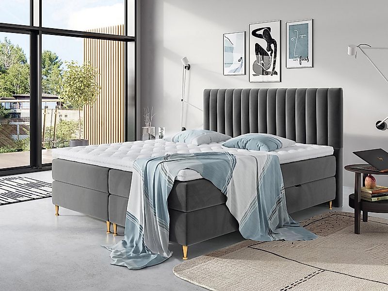 MIRJAN24 Boxspringbett Elegance (Topper, Matratze und günstig online kaufen