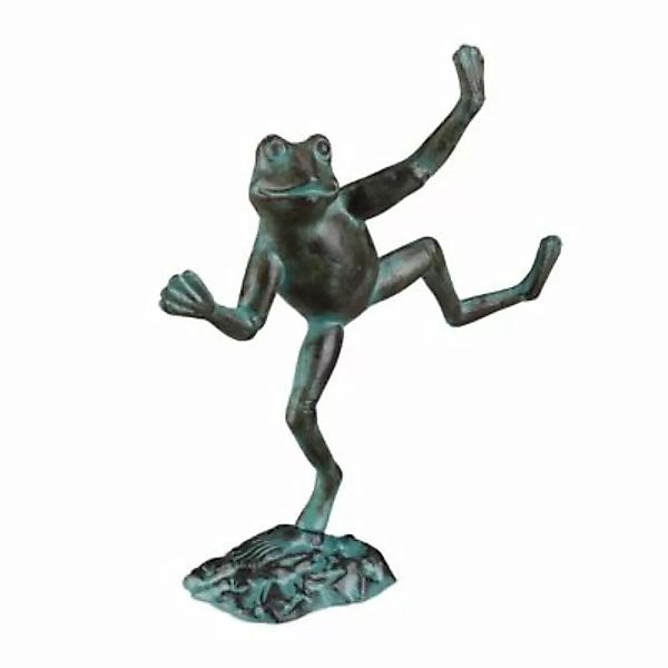 relaxdays 1 x Gartenfigur Frosch grün günstig online kaufen