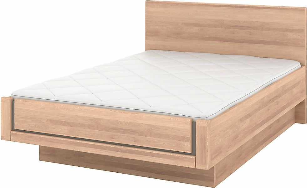 Musterring Holzbett "Sorrent, Bettgestell, Bettrahmen, teilmassiv Eiche", ( günstig online kaufen