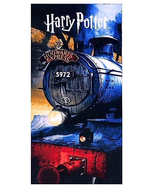 Harry Potter Badetuch Hogwarts Express, Mikrofaser, günstig online kaufen