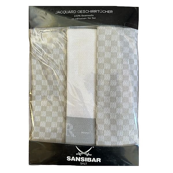 Sansibar Sylt Geschirrtuch Geschirrtücher-Set, 3-tlg, 50x70 cm, 100% Baumwo günstig online kaufen
