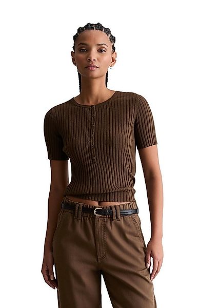 Marc O'Polo DENIM Kurzarmpullover aus LENZING™ ECOVERO™ günstig online kaufen