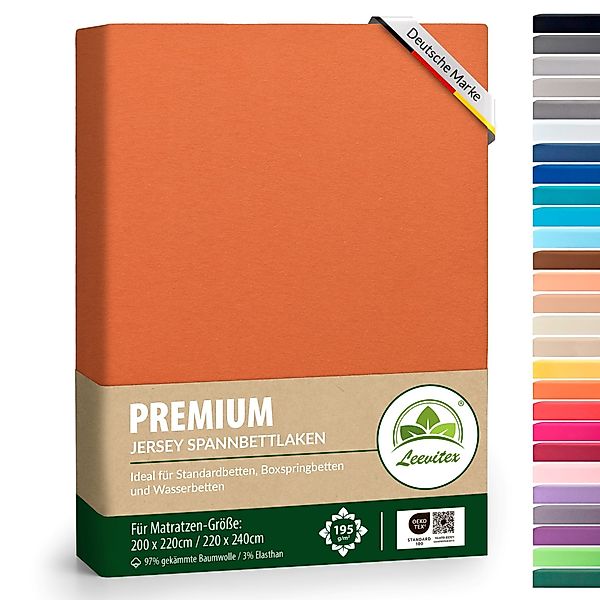 leevitex® Spannbettlaken Premium 195, Gummizug: Rundum, günstig online kaufen