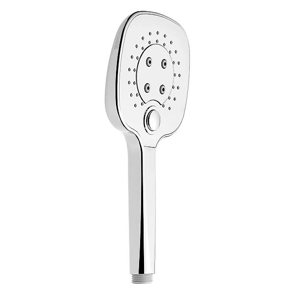 Sturotec Handbrause 6 l/min Eckig mit 3 StrahlartenEco-Line Chrom günstig online kaufen