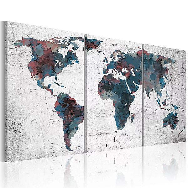 Wandbild - Kontinentaldrift günstig online kaufen