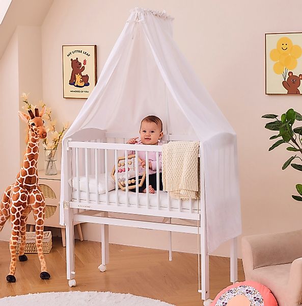 Alavya Home® Beistellbett LEROY 2 in1 günstig online kaufen