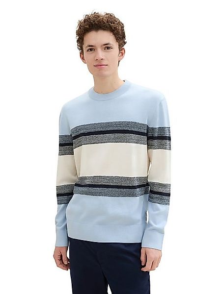 TOM TAILOR Denim Strickpullover, mit Blockstreifen günstig online kaufen