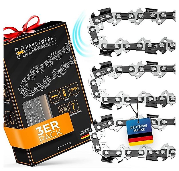 Hardtwerk® Ersatzkette 1,3mm 3/8" 3Stk Hartmetall selbstölend, kompatibel m günstig online kaufen