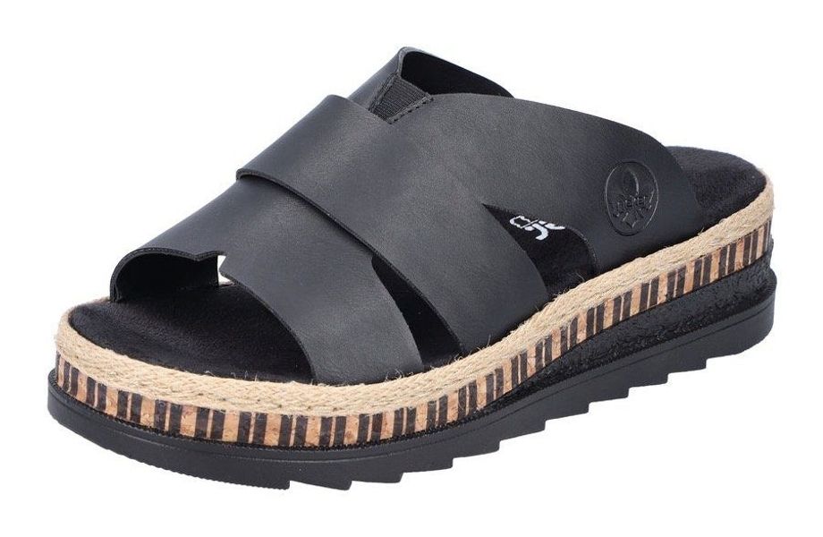 Rieker Pantolette, Keilabsatz, Sommerschuh, Schlappen mit günstig online kaufen