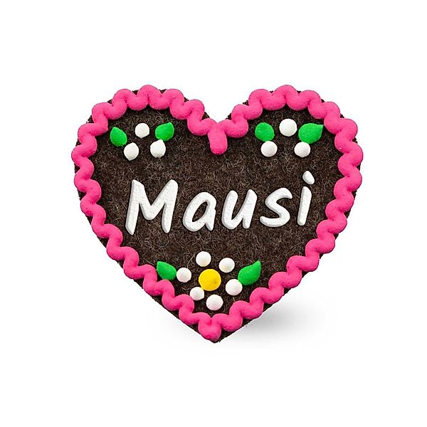 Bavariashop Brosche Filzherz-Anstecker "Mausi" günstig online kaufen