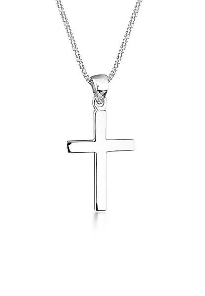 Elli Kette mit Anhänger Kreuz Symbol Religion 925 Silber, Kreuz günstig online kaufen