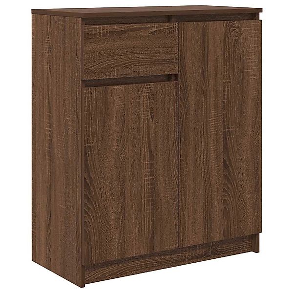 vidaXL Sideboard mit Schublade Braun Eichen-Optik 71x35x84 cm 861595 günstig online kaufen
