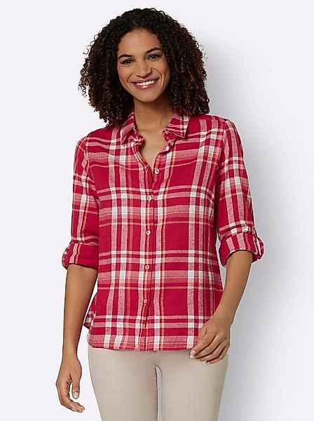 Witt Klassische Bluse Flanell-Bluse Langarm günstig online kaufen
