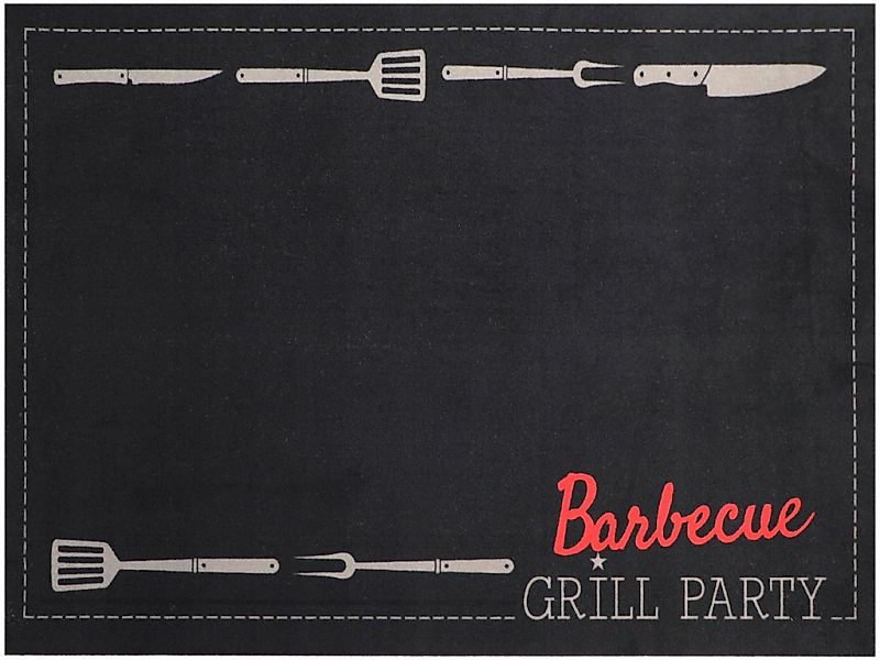 Primaflor-Ideen in Textil Fußmatte "BBQ Grillunterlage GRILL PARTY, Made in günstig online kaufen