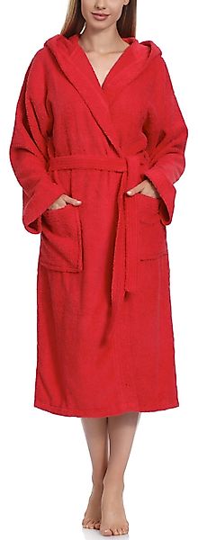 Ladeheid Bademantel Damen Frottee Bademantel aus günstig online kaufen
