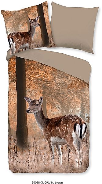 good morning Wendebettwäsche »Gavina«, Baumwolle, 135x200, 2 Teilig, Reißve günstig online kaufen