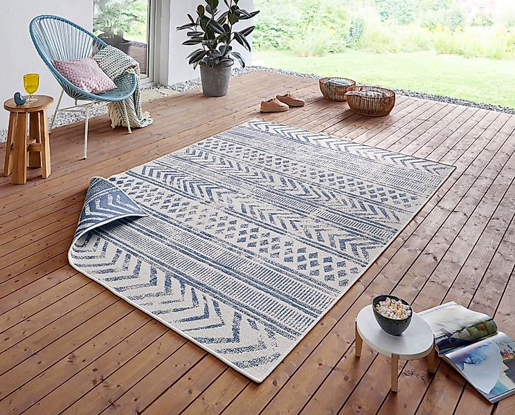 HANSE Home Teppich »BIRI Wendeteppich«, rechteckig, 5 mm Höhe, In-& Outdoor günstig online kaufen