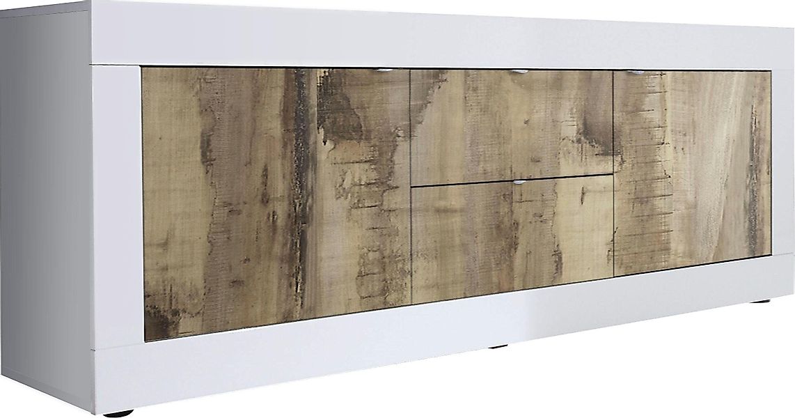 INOSIGN Lowboard "Basic Breite 210 cm, TV-Board 2 Türen, 2 Schubkästen, TV- günstig online kaufen