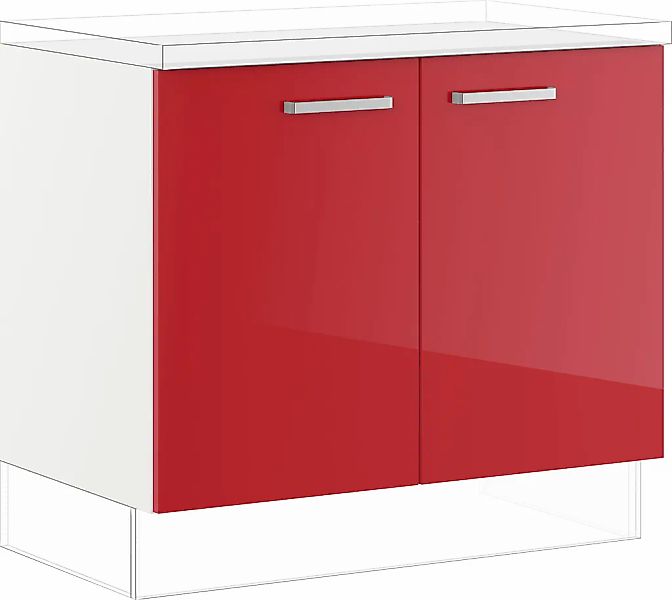 IMPULS KÜCHEN Spülenunterschrank ""Turin", Breite/Höhe: 100/72,3 cm" vormon günstig online kaufen