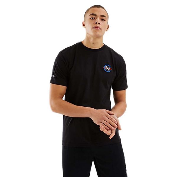 Nautica Patroon T-shirt L Black günstig online kaufen
