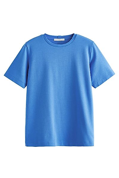 Next T-Shirt Schweres T-Shirt mit Rundhalsausschnitt günstig online kaufen