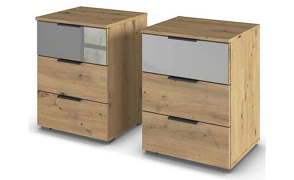 Nachttisch 2er-Set  Skyla ¦ holzfarben ¦ Maße (cm): B: 47 H: 62 Tische > Na günstig online kaufen