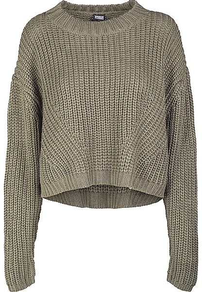 URBAN CLASSICS Sweatshirt Urban Classics Damen Ladies Wide Oversize Sweater günstig online kaufen