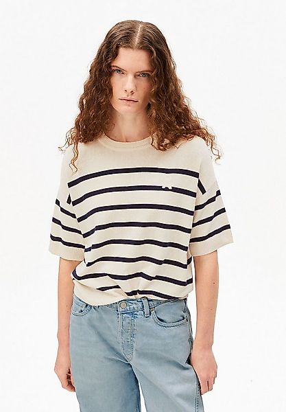 Armedangels T-Shirt STRIPE Strickshirt aus Leinen-Mix Relaxed Fit günstig online kaufen
