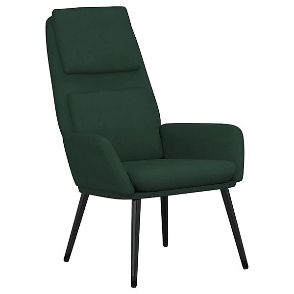 vidaXL Sessel Relaxsessel Dunkelgrün Stoff (1-St) günstig online kaufen