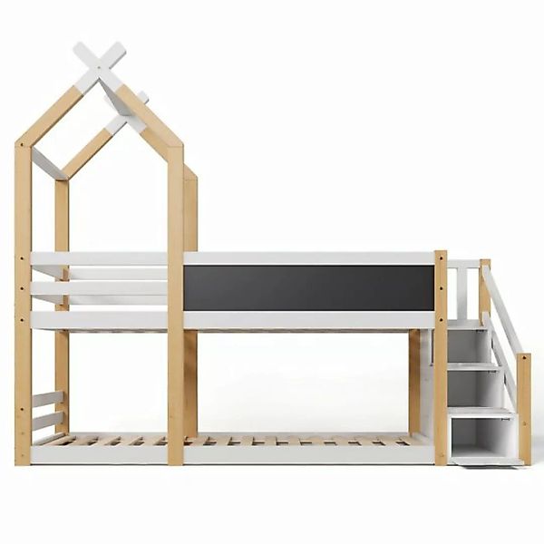 Gotagee Kinderbett Kinderbett Baumhaus Bett 90x200 cm Kinderhochbett inkl.T günstig online kaufen