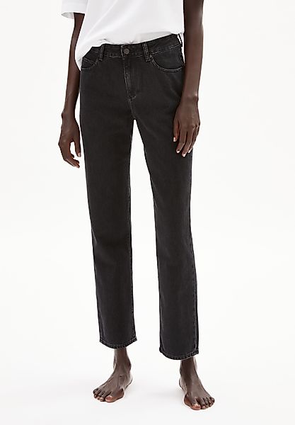 Jeans FJELLAA CROPPED in black-grey von ARMEDANGELS günstig online kaufen