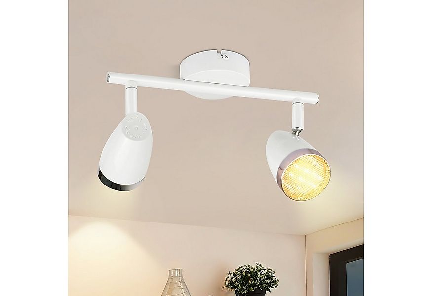 Nettlife LED Deckenstrahler 1/2/3/4 Flammig Modern 4W Schwarz/Weiß Warmweiß günstig online kaufen