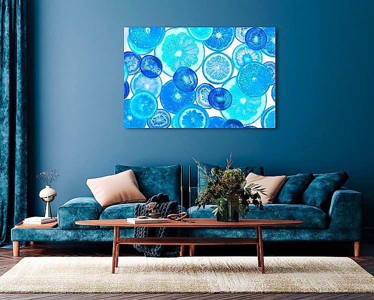 queence Acrylglasbild "Egid", Abstrakt-klassische Fantasie-Obst-Obst Bilder günstig online kaufen