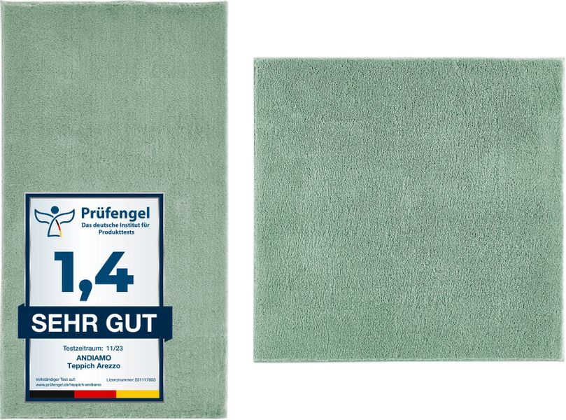Andiamo Badematte "Arezzo" Höhe 16 mm rutschhemmend beschichtet fußbodenhei günstig online kaufen