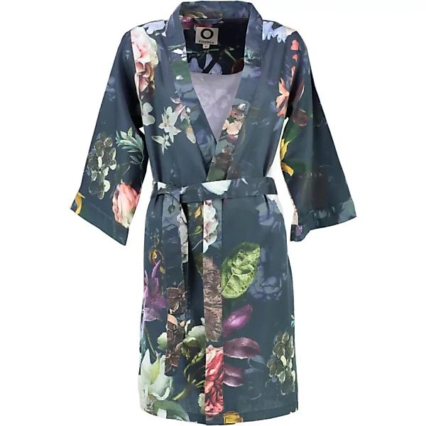 Essenza Bademantel Kimono Fleur - Farbe: nightblue - M günstig online kaufen