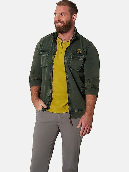 Jan Vanderstorm Sweatjacke BLANKUR mit coolem Wascheffekt günstig online kaufen