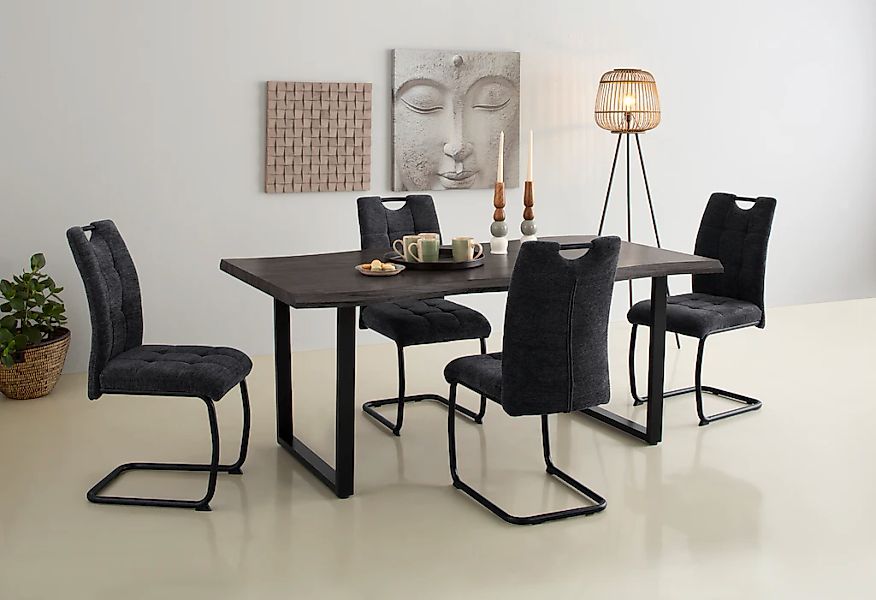 HELA Freischwinger "LEONA Esszimmerstuhl" (Set) 4 Stk.Küchenstuhl, für den günstig online kaufen