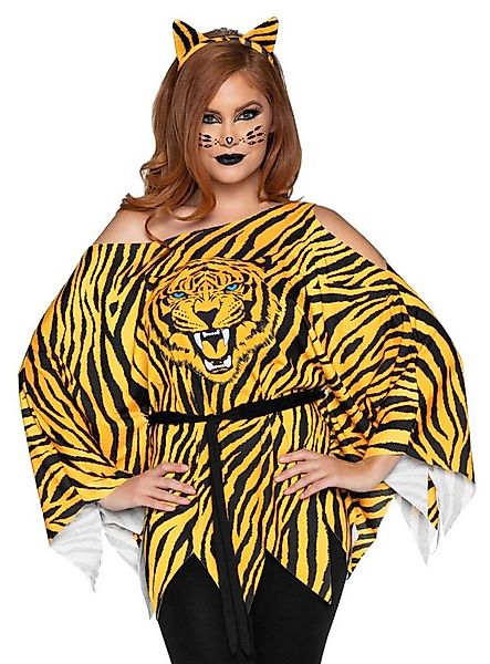 Leg Avenue Kostüm Tiger Poncho-Shirt, Einfach schnell verkleiden mit diesem günstig online kaufen