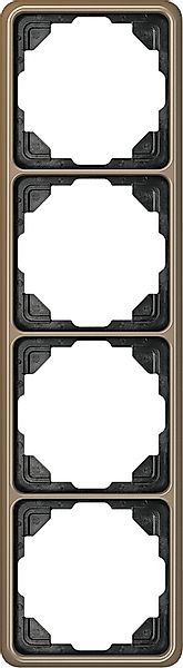 Jung Rahmen 4-fach gold brz waage/senkrecht CD 584 GB günstig online kaufen