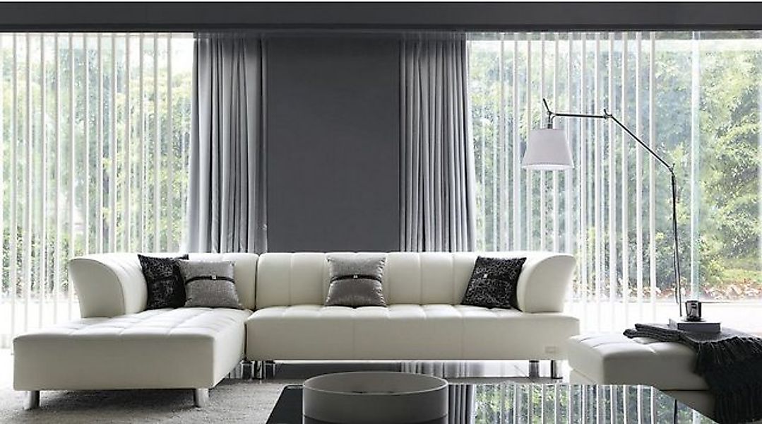 JVmoebel Ecksofa Moderne Ledersofa Couch Polster Wohnlandschaft Sofa 309x21 günstig online kaufen