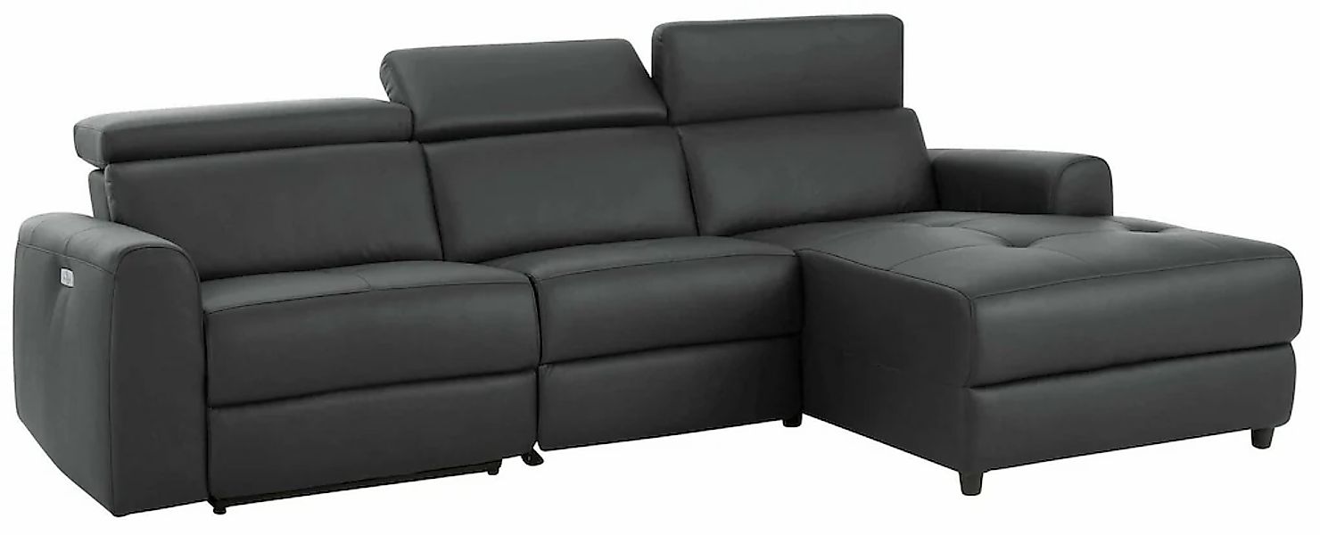 Home affaire Ecksofa "Sentrano, L-Form," 275 cm, man. o. elektr. Relaxfunkt günstig online kaufen