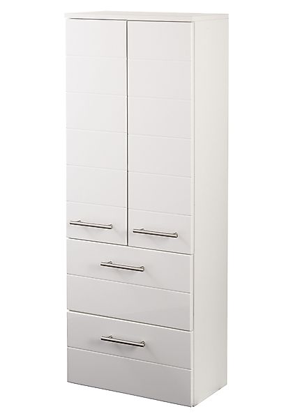 welltime Midischrank "Porto" Breite 50 cm, mit hochglänzenden Fronten günstig online kaufen
