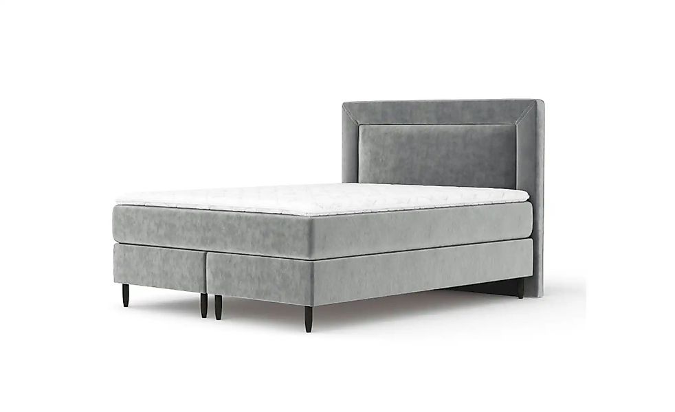 Boxspringbett   ¦ grau ¦ Maße (cm): B: 145 H: 123 Betten > Komfortbetten - günstig online kaufen