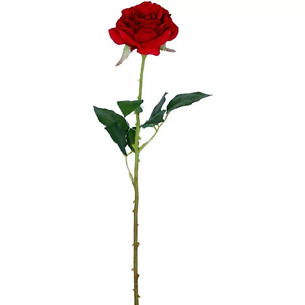 Kunstblume Rose Rot 52 cm günstig online kaufen